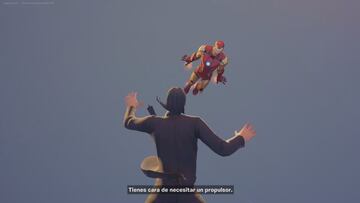 Iron Man nos salva de la caída dándonos un jetpack
