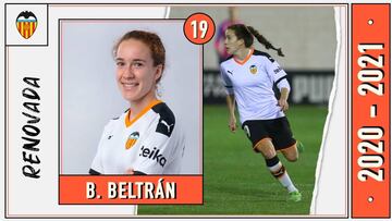 Bea Beltrán renueva con el Valencia hasta 2021.