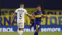 Formaciones de Santos y Boca hoy: Copa Libertadores