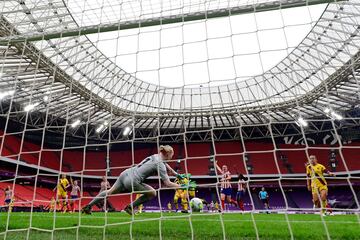 Las mejores im¨¢genes del Atl¨¦tico de Madrid - Barcelona de Champions League femenina