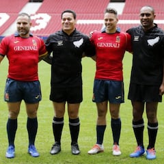 El España-Classic All Blacks en el Metropolitano, en mayo de 2021