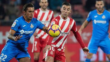 Borja García con el Girona.