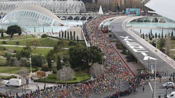 Imagen de la Media Maratón de Valencia 2018.