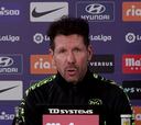 Simeone: "Lemar mostraba lo que no hacía en los partidos"