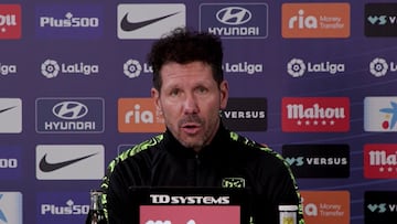 Simeone: "Lemar mostraba lo que no hacía en los partidos"