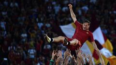 Totti quería fallar un penalti en su despedida con el Roma