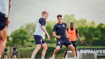 El Girona, en la pretemporada.