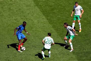 The Juventus star, who has been subject to heavy interest from top clubs around Europe, in action for France at Euro 2016.