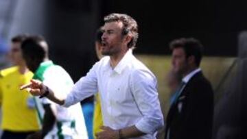 Luis Enrique, en El Arcángel.