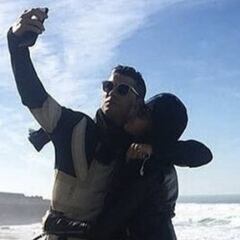 Cristiano Ronaldo y Georgina, felices y enamorados en las playas de Portugal