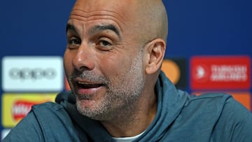 Manchester City boss Pep Guardiola took a jab at Napoli manager Luciano Spalletti, saying he doesn't want him to get "grumpy".