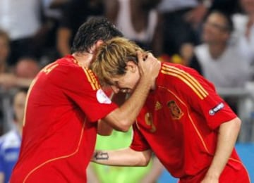 29 de junio de 2008. Final de la Eurocopa de Austria y Suiza entre Alemania y España. Celebración española.