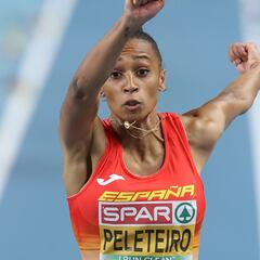 Peleteiro brincó hasta el 14,10 y estará en la final del Europeo