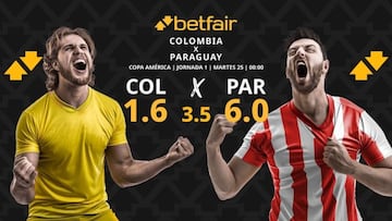 Pronósticos Colombia vs. Paraguay: horario, TV, estadísticas y clasificación