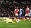 Arsenal 2- Brighton 1: resumen, resultado y goles del partido