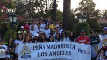 La peña madridista de Los Ángeles se formó en 2011 y cuenta ya con 350 miembros de todas las nacionalidades.