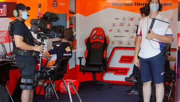 Honda confirma que Márquez no va a Brno y le sustituye Bradl