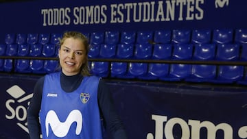 Sheila Mangada, jugadora del Movistar Estudiantes.