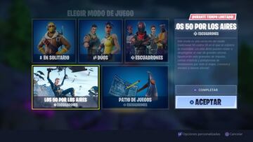 El MTL Los 50 por los aires es el mejor modo de juego para completar este desafío