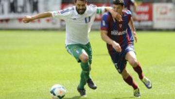 El Eibar, frenado por el Recre en un partido con muchos nervios