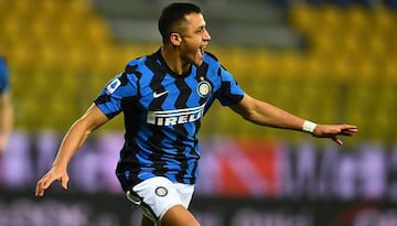 Alexis Sánchez en Inter de Milán (Italia), con 4 goles, en 15 partidos.