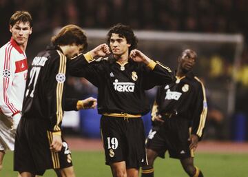 Jug車 tres temporadas con el Real Madrid 98/99, 00/01 y 02/03.