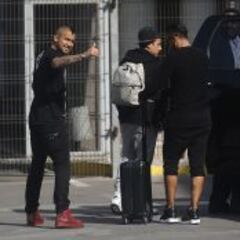 Bravo, Sánchez, Vidal y Medel arribaron esta mañana a Chile