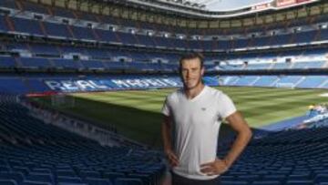 Gareth Bale, en el Bernabéu.