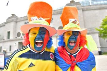 Color y belleza en la previa del duelo de Chile y los cafetaleros