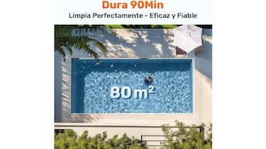 Adiós a la suciedad en la piscina: así es el robot limpiafondos que arrasa en Amazon