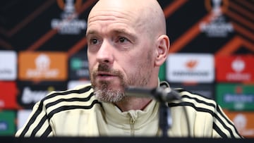 Erik ten Hag, entrenador del Real Betis, comparece en rueda de prensa antes de enfrentarse al Real Betis.