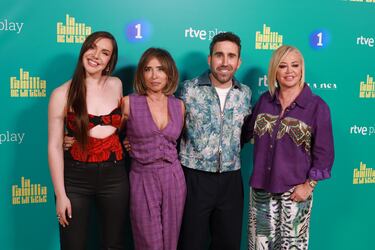 Inés Hernand, María Patiño, Aitor Albizua y Belén Esteban.