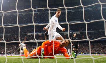 3-1. Cristiano Ronaldo celebró el tercer gol marcado por Marcelo.