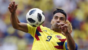 Radamel Falcao perdi&oacute; ante Jap&oacute;n en su debut en Rusia con la Selecci&oacute;n Colombia 