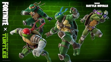 Las Tortugas Ninja llegan como nuevas skins a Fortnite: cuánto valen y qué objetos traen