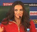 Isinbayeva declara su amor por Chile en la Copa Confederaciones