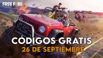 Free Fire | Códigos de hoy lunes 26 de septiembre de 2022: recompensas gratis