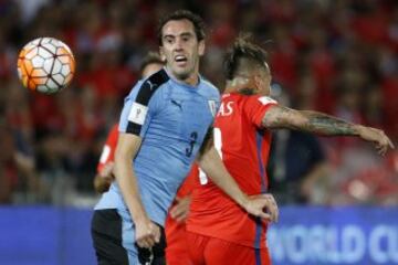 Las mejores imágenes del duelo entre Chile y Uruguay