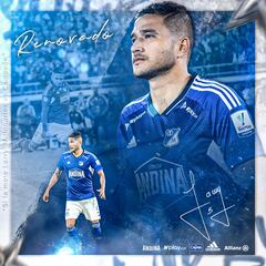 Larry Vásquez renueva en Millonarios por dos años más