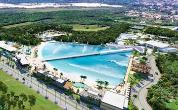 Garopaba tiene la primera piscina de olas tropical para el surf... de interior.