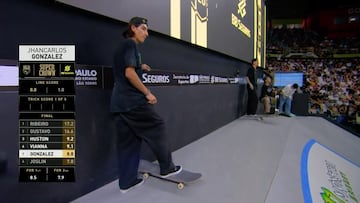 El skateboarder colombiano sufrió el fuerte golpe en la en la SLS Super Crown de Sao Paulo. Ahora, será operado en Brasil.