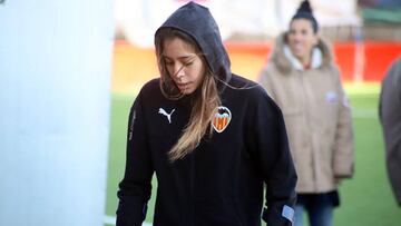 Paula Nicart, jugadora del Valencia. 