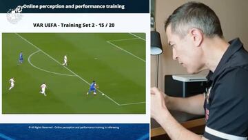 El entrenamiento de VAR a los árbitros españoles durante el confinamiento