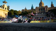 Ken Block (USA) performs during FIA World Rally Championship 2018 in Salou, Spain on October 25, 2018 // Jaanus Ree / Red Bull Content Pool // SI201810250485 // Usage for editorial use only // 