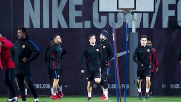 Sergi Roberto recibió ayer el alta médica.