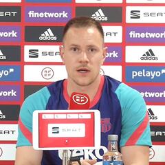 Ter Stegen: "Hemos hecho un gran esfuerzo por estar aquí"