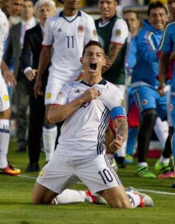 A James, el blanco de la Selección le sienta mejor