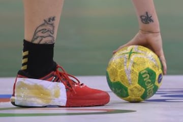 Un jugador de Balonmano