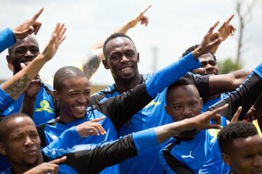 Usain Bolt: "Voy muy en serio en lo de dedicarme al fútbol"