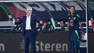 Javier Aguirre head coach and Rafael Marquez Assistant coach of Mexico during the game international friendly between Mexican National team (Mexico) and Canada at AT-T Stadium, on September 10, 2024, Arlington, Texas, United States.